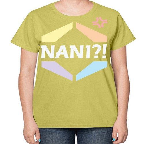Nani What Funny Japanese Anime 270# - anime-  Ladies T-Shirt