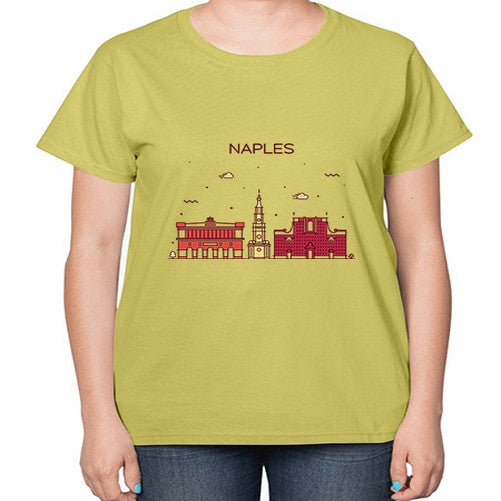 Naples 1412# - cities-  Ladies T-Shirt