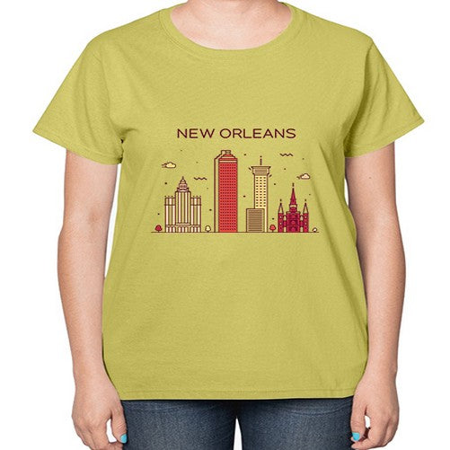 NewOrleans 1480# - cities-  Ladies T-Shirt