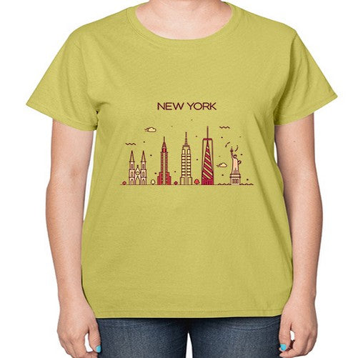 NewYork 1483# - cities-  Ladies T-Shirt