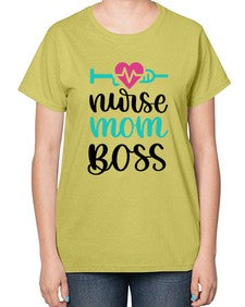 Nurse Mom Boss Style Style 1183# - nurse-  Ladies T-Shirt