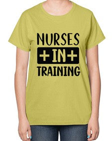 Nurses in training 1244# - nurse-  Ladies T-Shirt