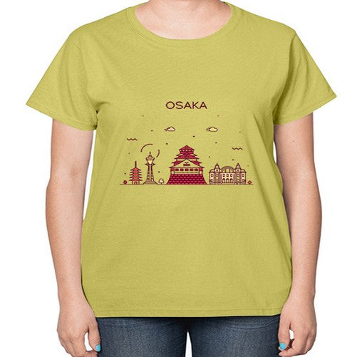 Osaka 1549# - cities-  Ladies T-Shirt