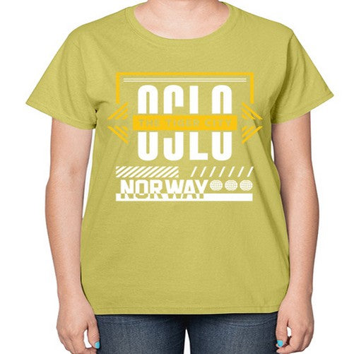 Oslo 1553# - cities-  Ladies T-Shirt