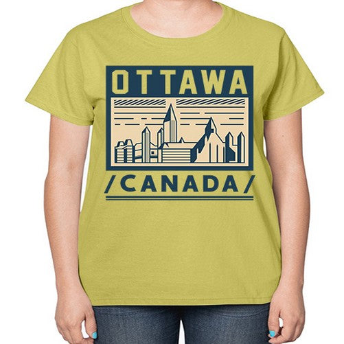 Ottawa 1557# - cities-  Ladies T-Shirt