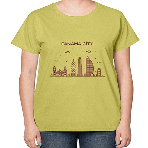 PanamaCity 1571# - cities-  Ladies T-Shirt