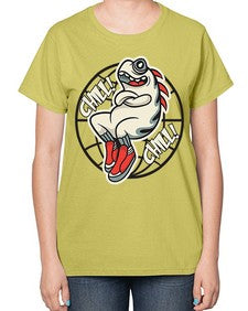 Pay the chills 201# - cartoon general-  Ladies T-Shirt
