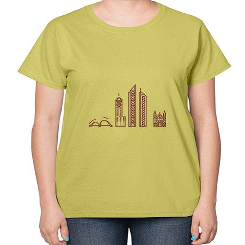 Perth 1596# - cities-  Ladies T-Shirt