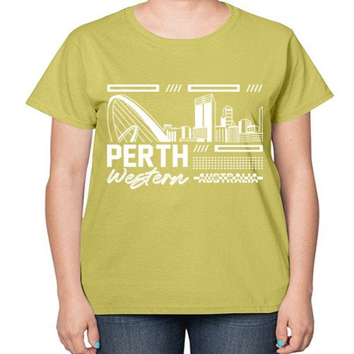 Perth 1597# - cities-  Ladies T-Shirt