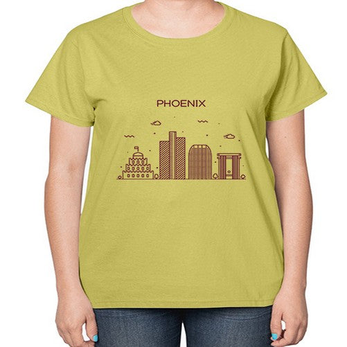 Phoenix 1612# - cities-  Ladies T-Shirt