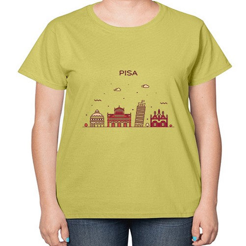 Pisa 1622# - cities-  Ladies T-Shirt