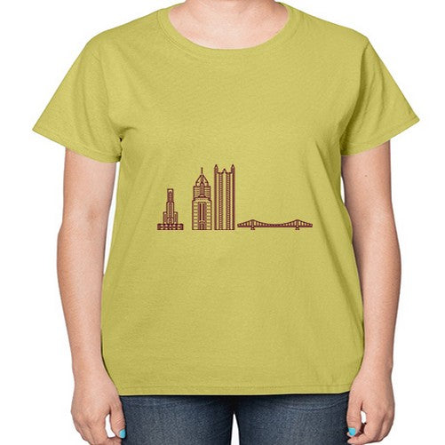 Pittsburgh 1625# - cities-  Ladies T-Shirt