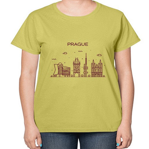 Prague 1686# - cities-  Ladies T-Shirt