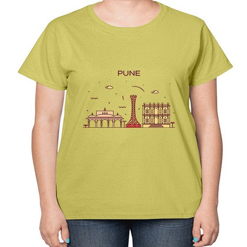 Pune 1696# - cities-  Ladies T-Shirt