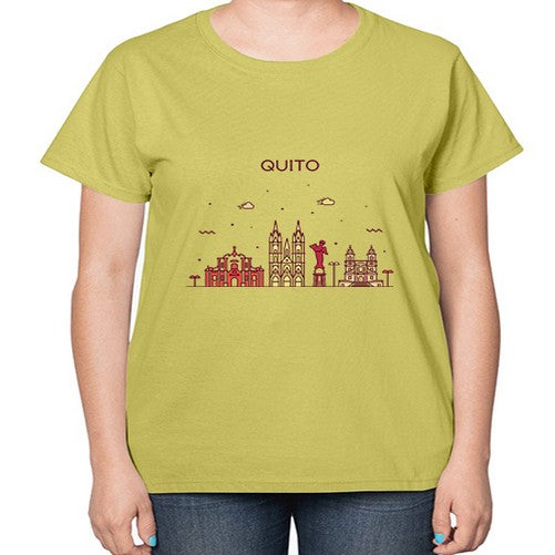 Quito 1703# - cities-  Ladies T-Shirt