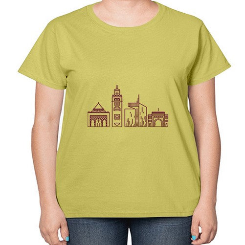Rabat 1705# - cities-  Ladies T-Shirt