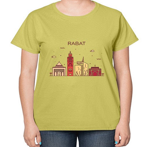 Rabat 1706# - cities-  Ladies T-Shirt