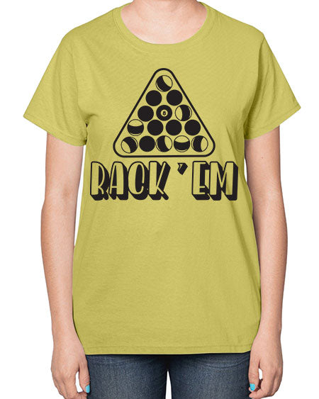 Rack em 558# - billards-  Ladies T-Shirt