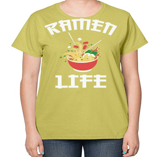 Ramen Noodle Anime Ramen Life 281# - anime-  Ladies T-Shirt
