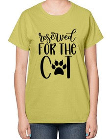 Reserved For The Cat Style 104# - cats-  Ladies T-Shirt