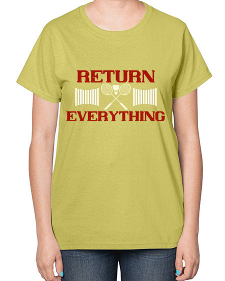 Return everything 1892# - badminton-  Ladies T-Shirt
