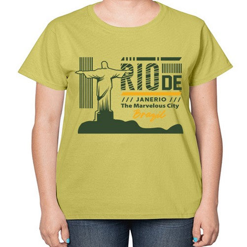 Rio de Janerio 1734# - cities-  Ladies T-Shirt