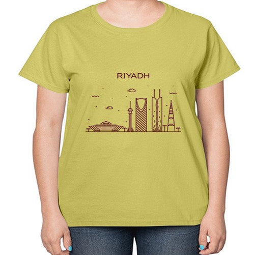 Riyadh 1739# - cities-  Ladies T-Shirt