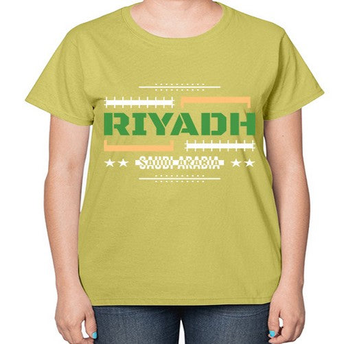 Riyadh 1741# - cities-  Ladies T-Shirt