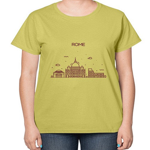 Rome 1748# - cities-  Ladies T-Shirt