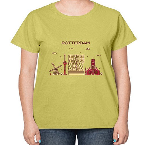 Rotterdam 1754# - cities-  Ladies T-Shirt