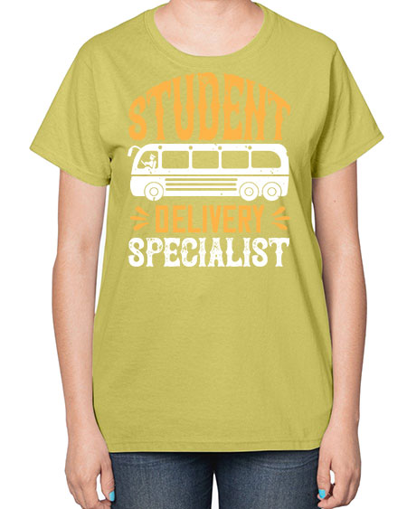 STUDENT DELIVERY SPECIALIST Style 1427# - Bus Driver-  Ladies T-Shirt