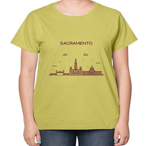 SacramentoCL 1761# - cities-  Ladies T-Shirt