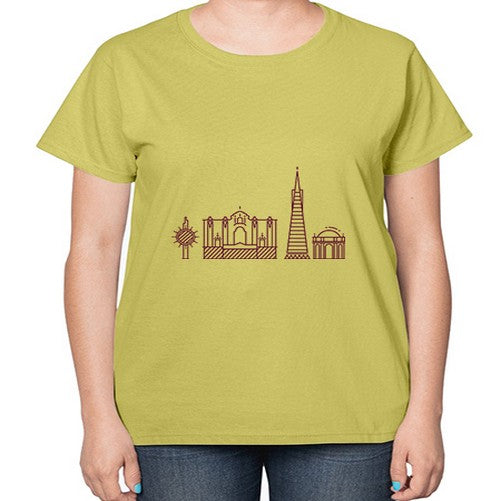 SanFrancisco 1789# - cities-  Ladies T-Shirt