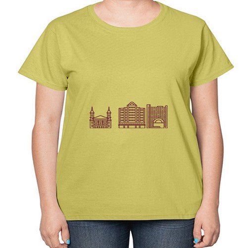SanJoseCL 1792# - cities-  Ladies T-Shirt