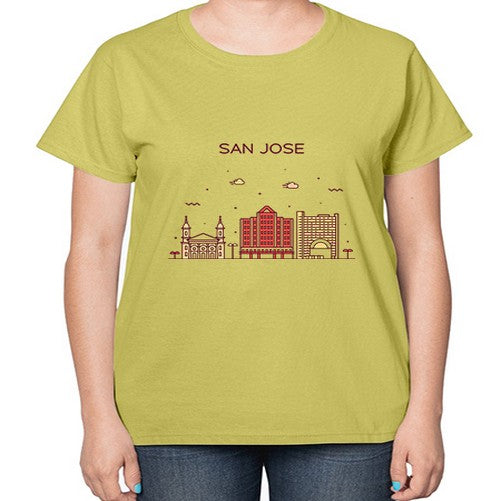 SanJoseCL 1793# - cities-  Ladies T-Shirt