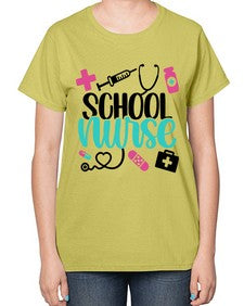 School Nurse Style Style 1378# - nurse-  Ladies T-Shirt