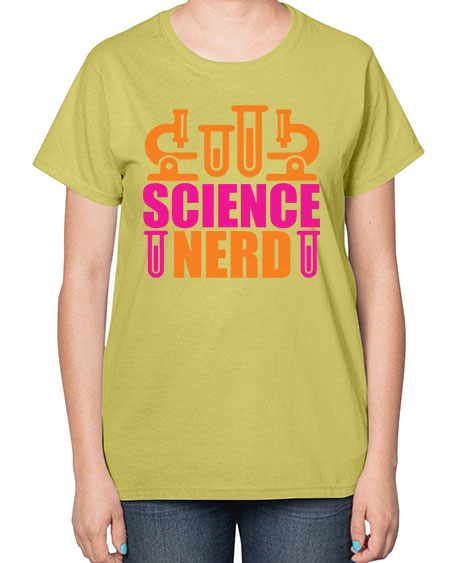 Science Nerd 59# - general science-  Ladies T-Shirt
