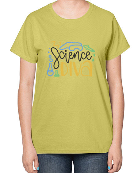 Sciencediva 43# - general science-  Ladies T-Shirt