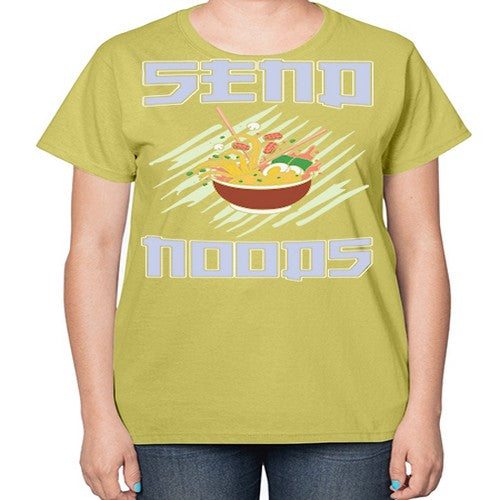 Send Noods Japanese Noodles Bowl Anime 282# - anime-  Ladies T-Shirt