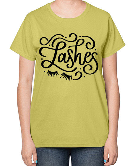 SingleLashes Style 27# -makeup  Ladies T-Shirt