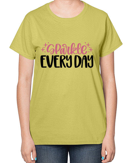 Sparkle Every Day Style 21# -makeup  Ladies T-Shirt