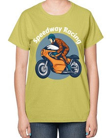 Speedway racing 64# - motorcycle-  Ladies T-Shirt
