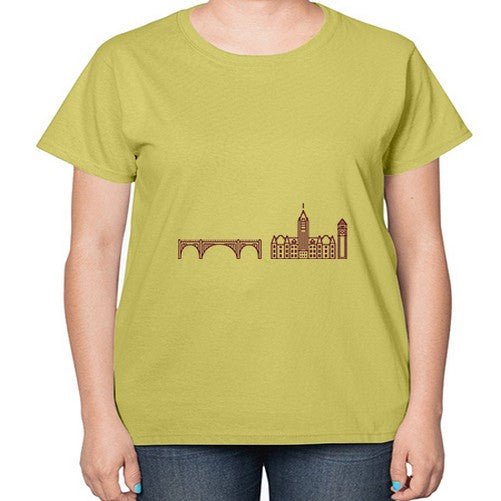 Spokane 1879# - cities-  Ladies T-Shirt