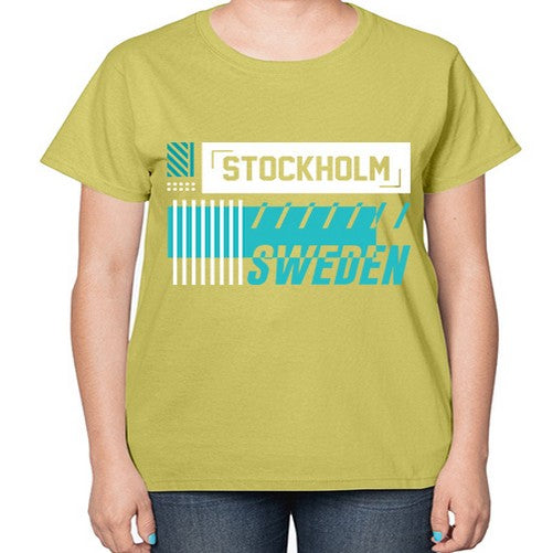 Stockholm 1893# - cities-  Ladies T-Shirt