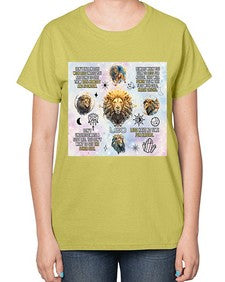 Straight Leo 473# - leo-  Ladies T-Shirt