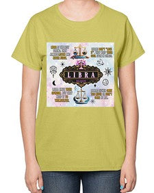 Straight Libra 474# - libra-  Ladies T-Shirt