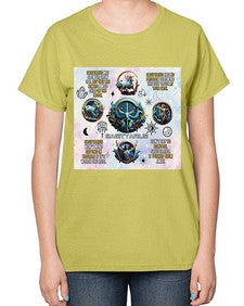Straight Saggitarius 476# - sagittarius-  Ladies T-Shirt