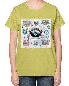 Straight pisces 475# - pisces-  Ladies T-Shirt