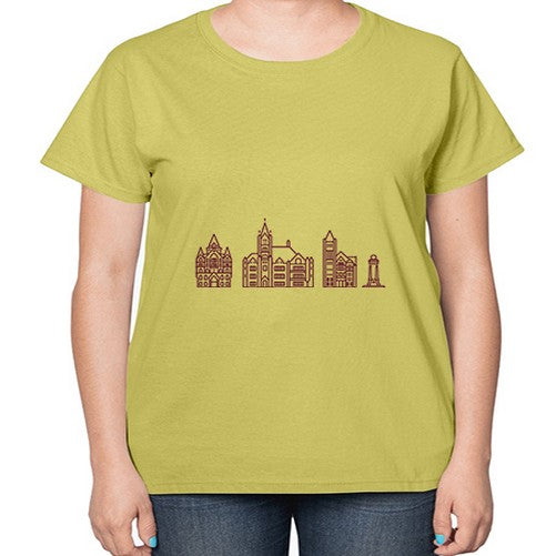 SyracuseNY 1925# - cities-  Ladies T-Shirt