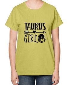 Taurus girl 498# - taurus-  Ladies T-Shirt